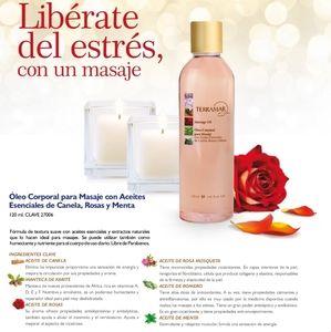 Body Oil Massage with Essential Oils of Cinnamon